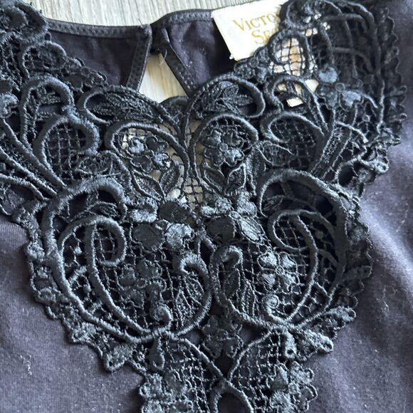 Vintage Victoria’s Secret Gold Label Black Bodysuit Size Small - Picture 10 of 11